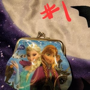🎆 NWT Kids Frozen Coin Purse – Style #1 Frozen Character Print